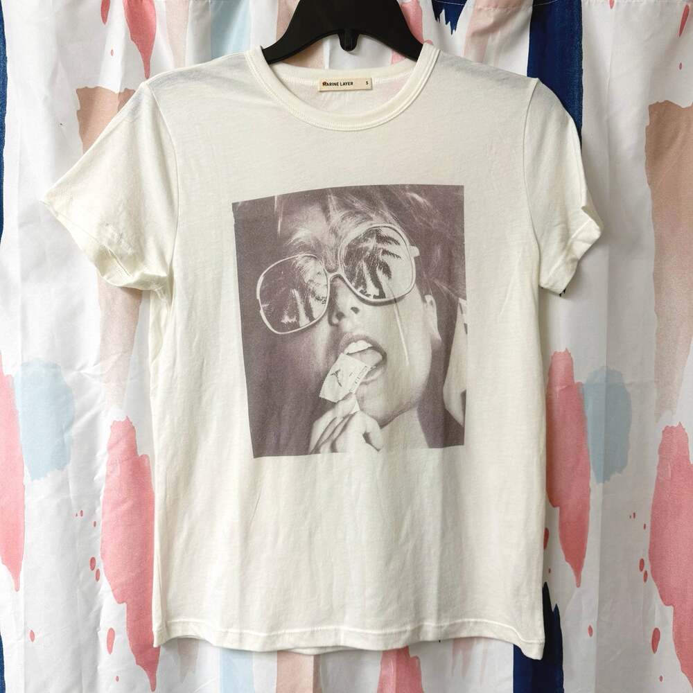 NWOT Marine Layer Summer Dreams Short Sleeve Graphic Tee Size Small